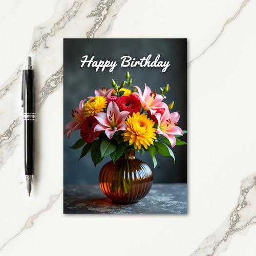 Still Life Birthday Card