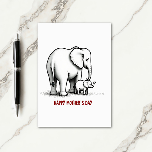 Stippled Motherhood Card