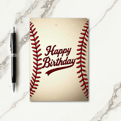Stitched Birthday Card