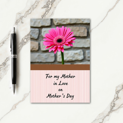 Stone Wall Mothers Day Love Card