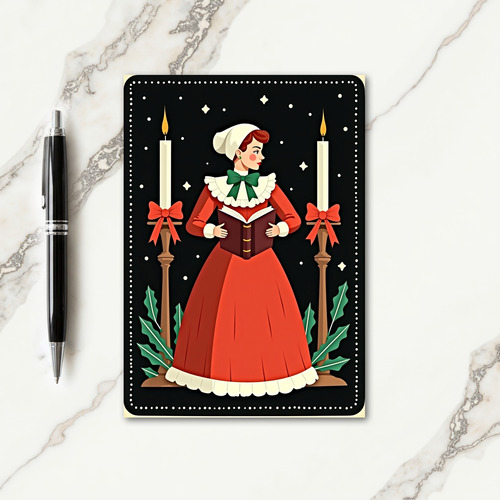 Storybook Christmas Scene Card
