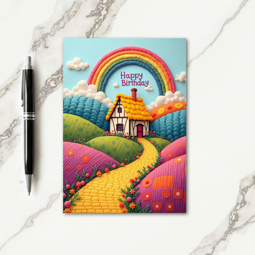 Storybook Path Birthday Card