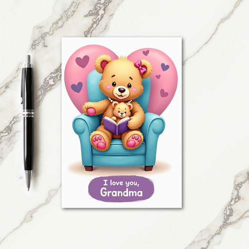 Storytime Mothers Day Bear Card