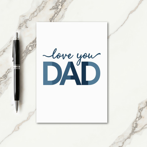 Striated Dad Sweet Fathers Day Card