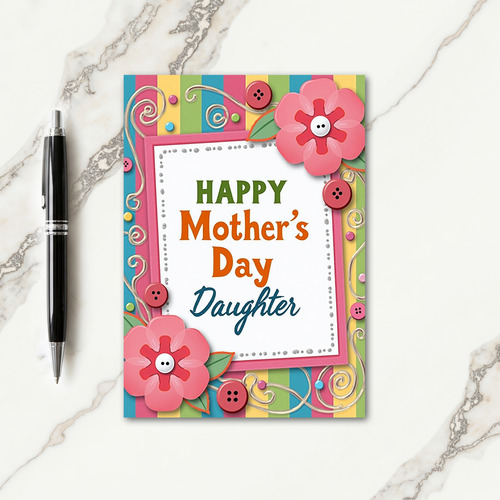 Striped Affectionate Card