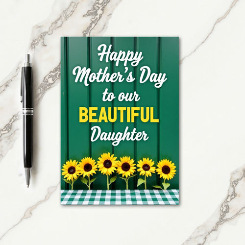 Striped Affectionate Message Card