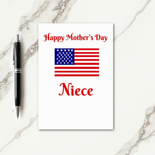 Striped Banner Mothers Day Card