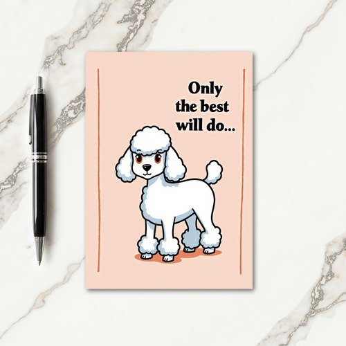 Striped Best Wishes Card