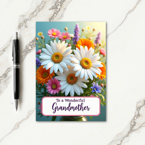 Striped Bloom Appreciation Card