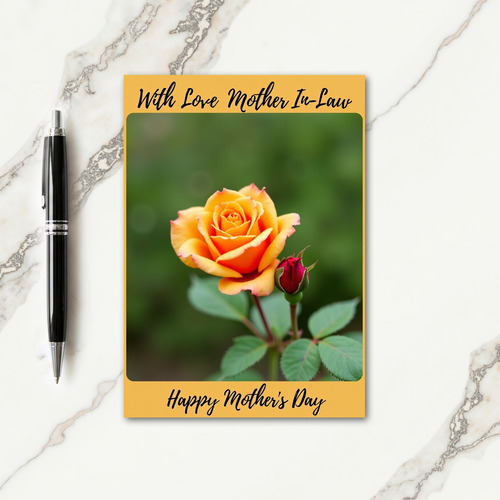 Striped Bloom Greetings Card