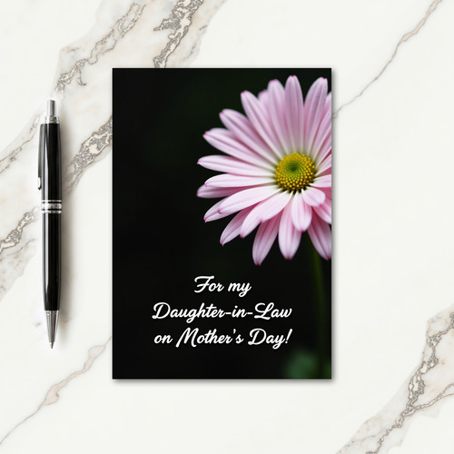 Striped Bloom Mother In Law Card