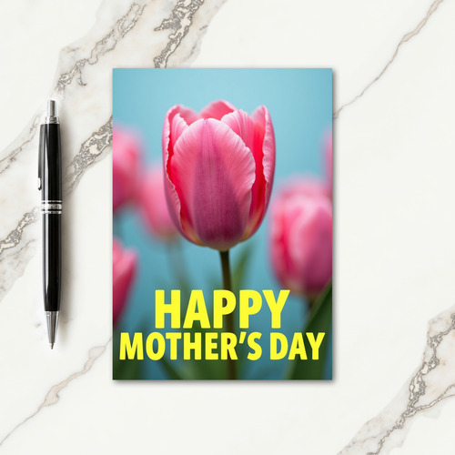 Striped Bloom Mothers Day Card