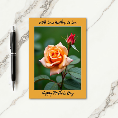 Striped Bloom Portrait Card