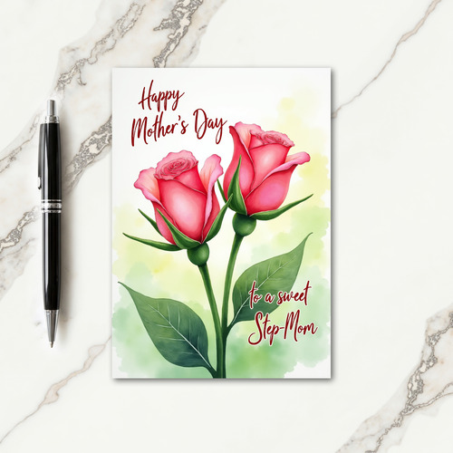 Striped Blossom Appreciation Card