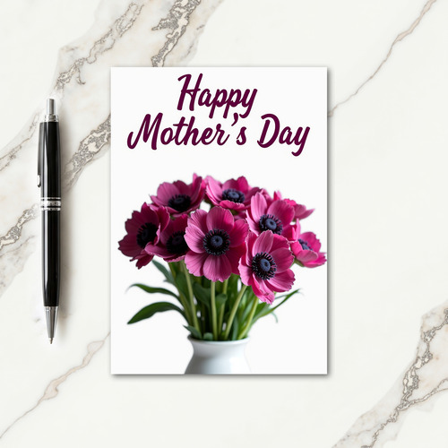 Striped Blossom Celebration Card