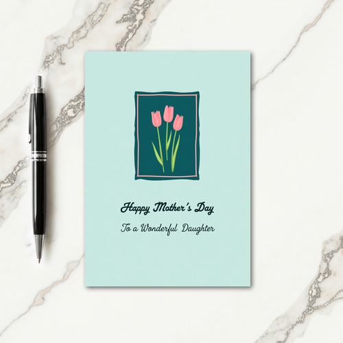 Striped Blossom Season Card