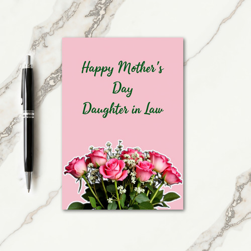 Striped Blossoms Greeting Card