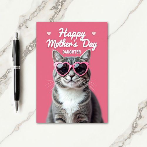 Striped Cat Sweet Day Card