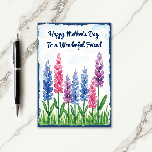 Striped Celebration Message Card
