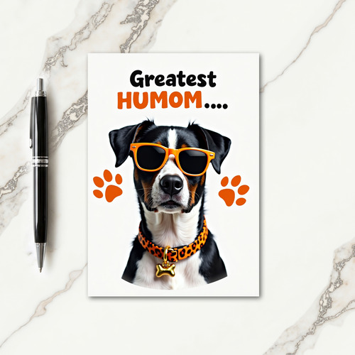 Striped Cool Canine Card