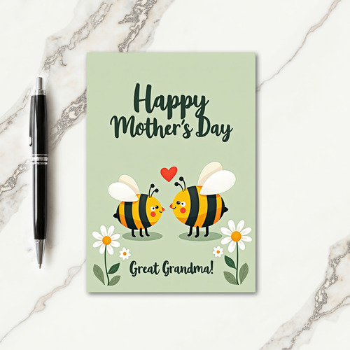 Striped Creature Love Mother Card