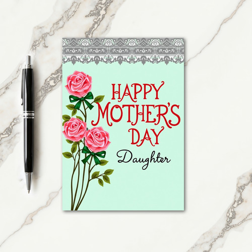 Striped Daughters Affection Card