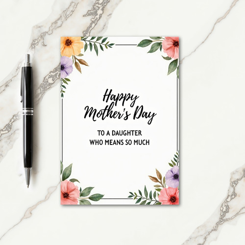 Striped Daughters Love Card