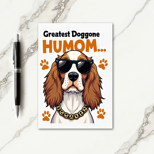 Striped Dog Humom Card