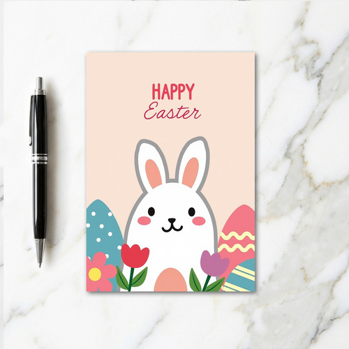 Striped Easter Ovals Card
