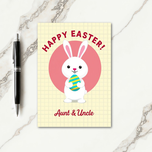 Striped Egg Celebration Card