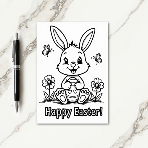 Striped Egg Happy Creature Card