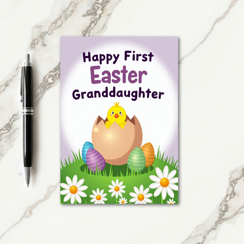 Striped Egg Happy Day Card