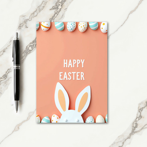 Striped Egg Holiday Card