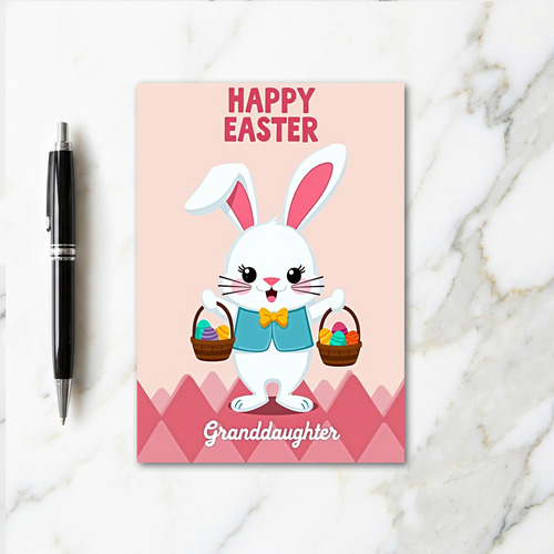 Striped Eggs Happy Easter Card