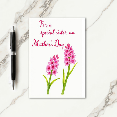 Striped Elegant Blossom Card