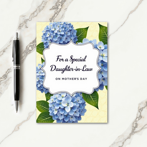 Striped Elegant Botanical Greeting Card