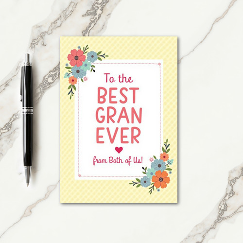 Striped Family Cheer Card