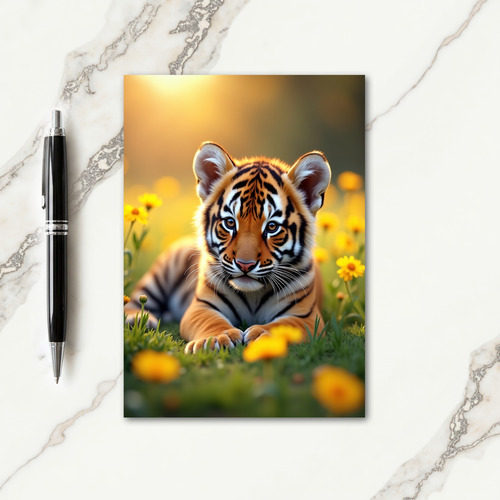 Striped Fathers Day Sunset Card