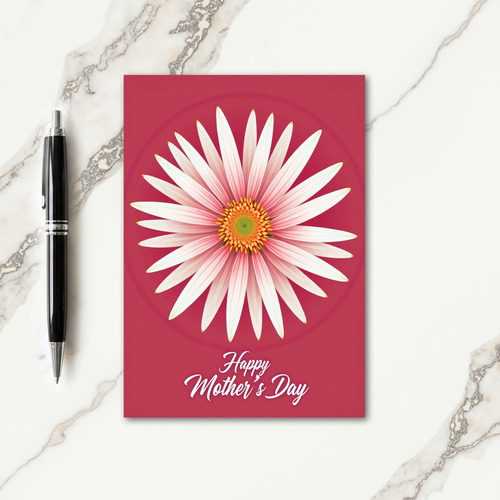 Striped Floral Bloom Card
