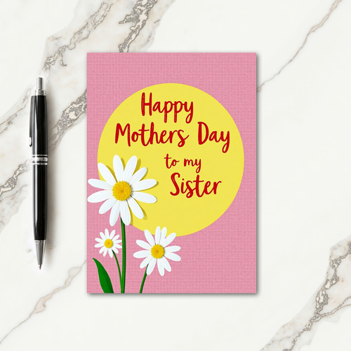 Striped Floral Family Card