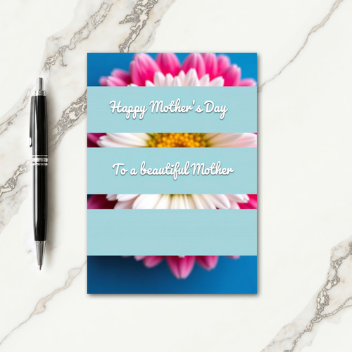 Striped Floral Happy Day Card