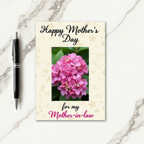 Striped Floral Mother In Law Card