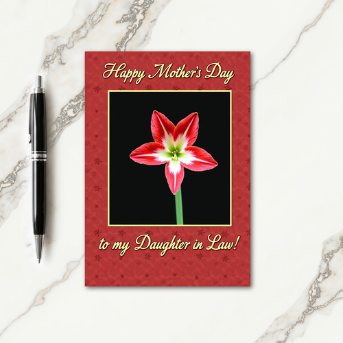 Striped Flower Daughter Card