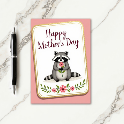 Striped Friend Holiday Card