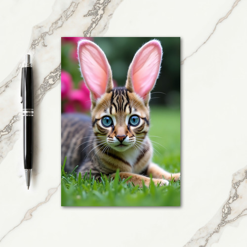 Striped Friend Portrait Card