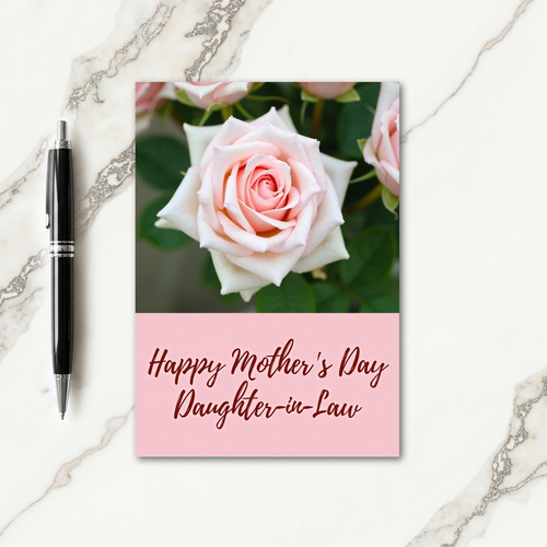 Striped Gentle Blossom Greeting Card