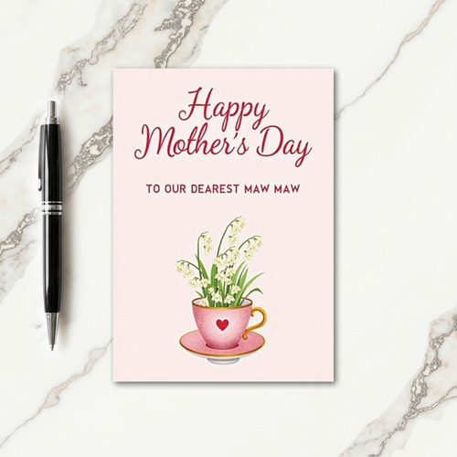 Striped Gentle Wishes Card