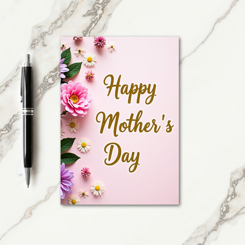 Striped Golden Shimmer Card