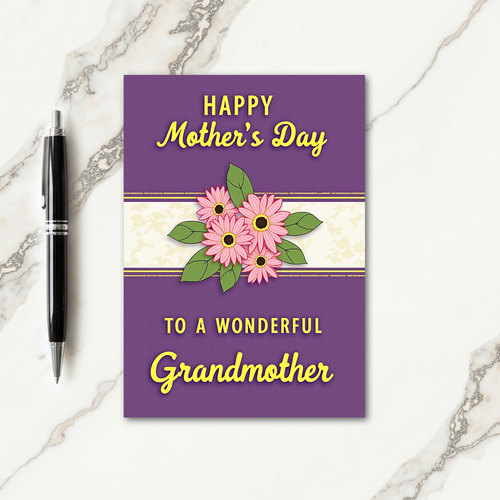 Striped Grandmas Day Card