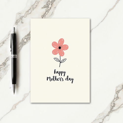 Striped Graphic Mothers Day Card